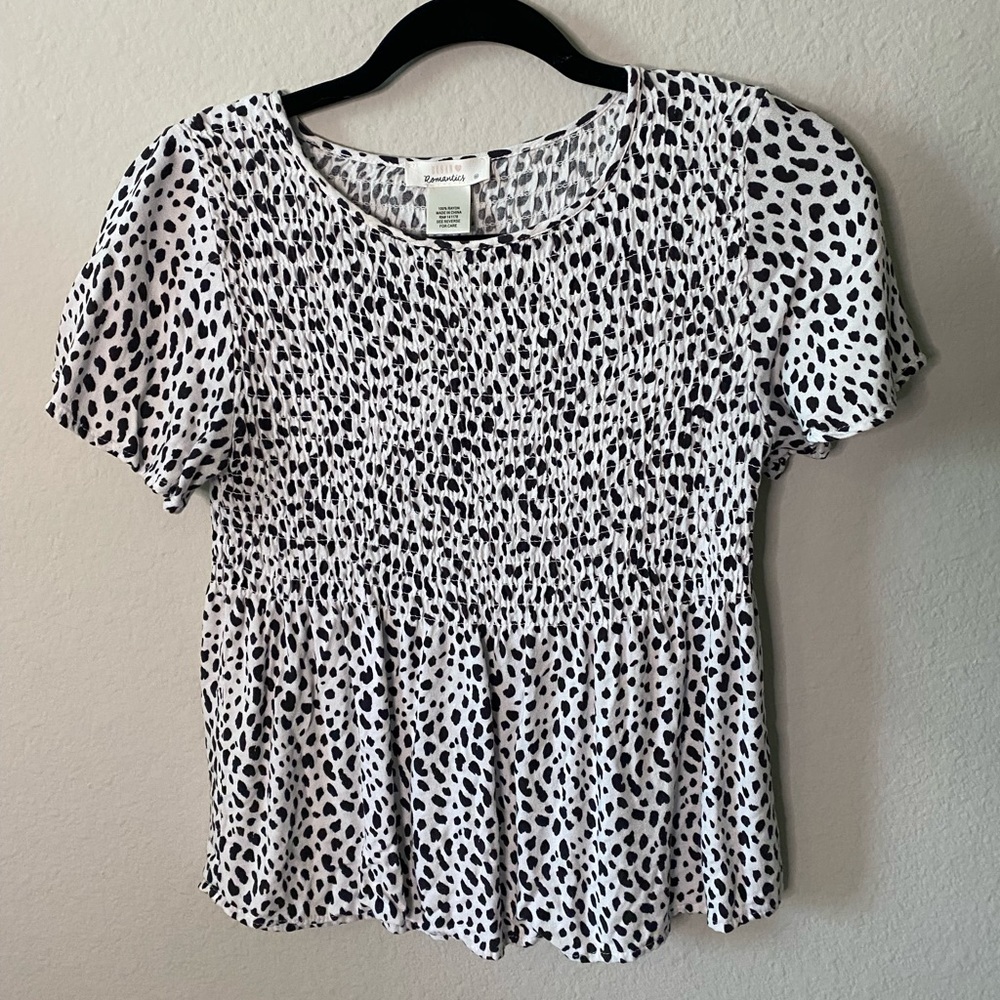 Smocked blouse